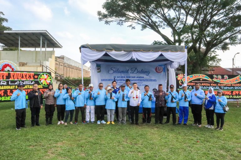 Gebyar Lansia Pemko Siantar di Marihat Berlangsung Meriah