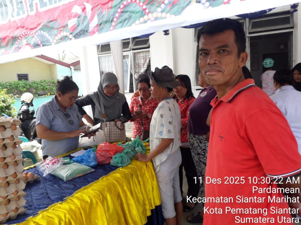 Pemko Siantar Buka Pasar Murah Jelang Nataru 2025-2026