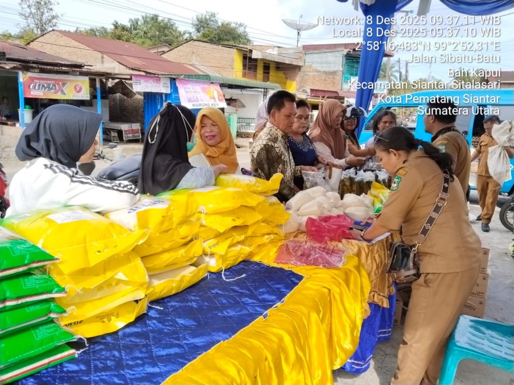 Pemko Siantar Gelar Pasar Murah Hadapi HKBN Natal 2025
