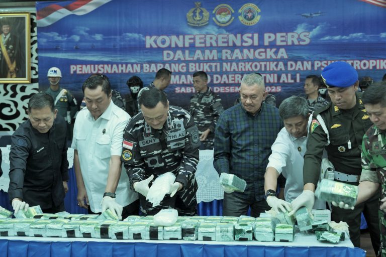 Pemusnahan 41,7 Kg Narkotika