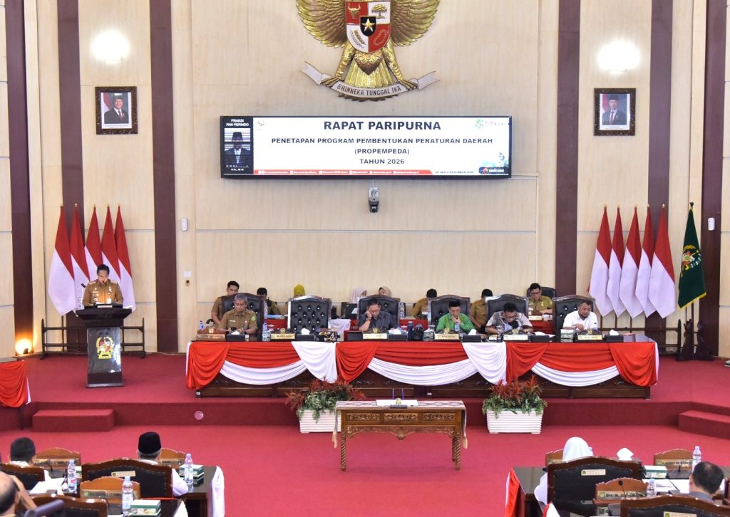 Penetapan Program Pembentukan Peraturan Daerah Tahun 2026