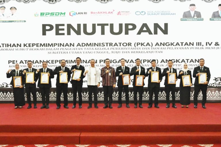 Pj Sekdaprov Sumut Tutup Pelatihan Kepemimpinan