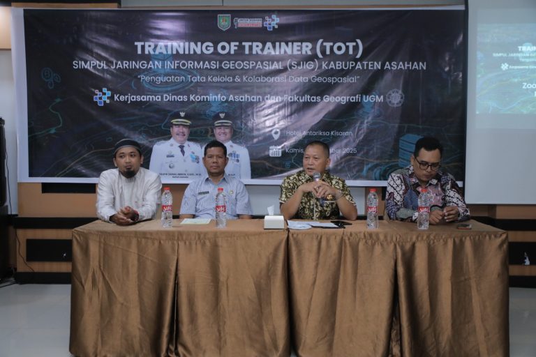 Plt Asisten Ekbang Asahan Buka ToT Simpul Jaringan Informasi Geospasial