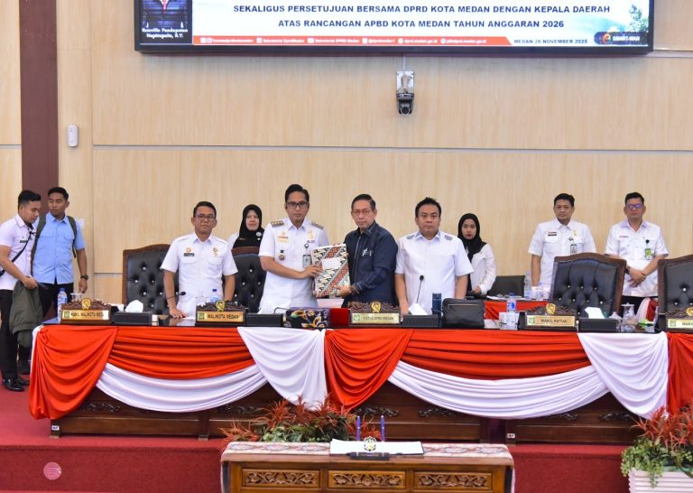 Rancangan APBD Kota Medan Tahun 2026 akhirnya disetujui