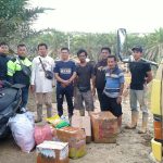 Relawan Bikers Binjai Peduli, Mardy Vixion dan Tim menyalurkan bantuan korban banjir