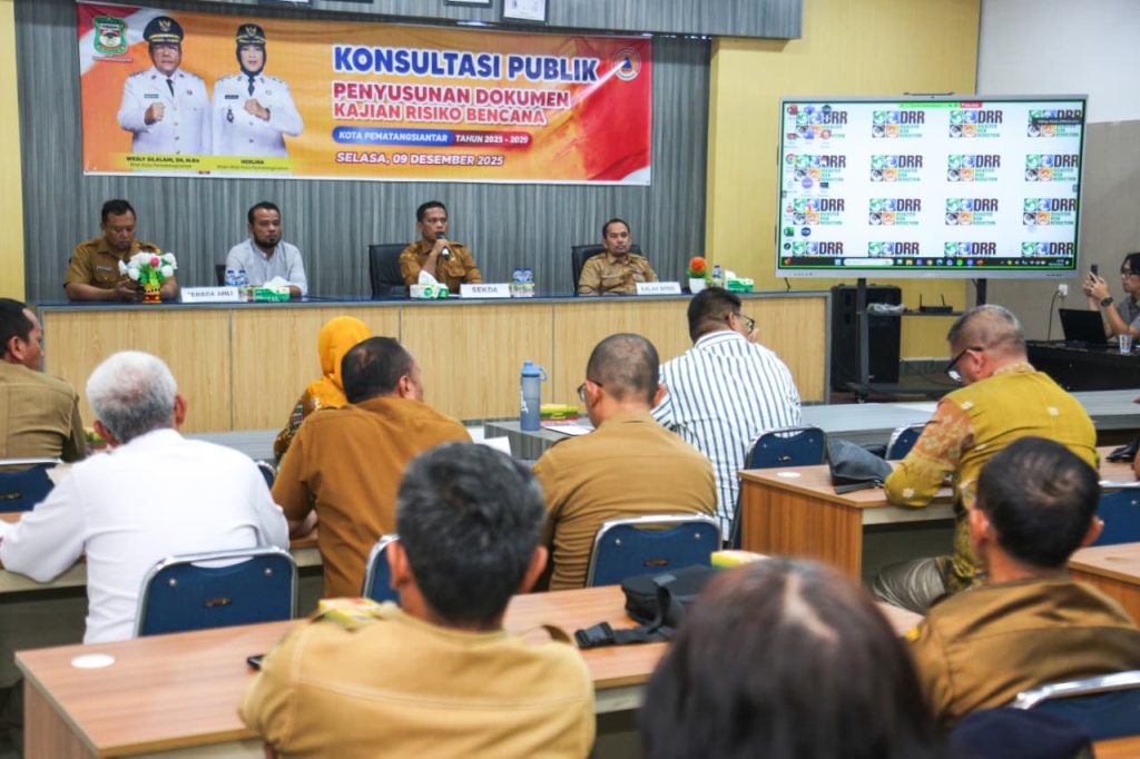 Sekda Junaedi Buka Diskusi Publik Kajian Konsultasi Risiko Bencana