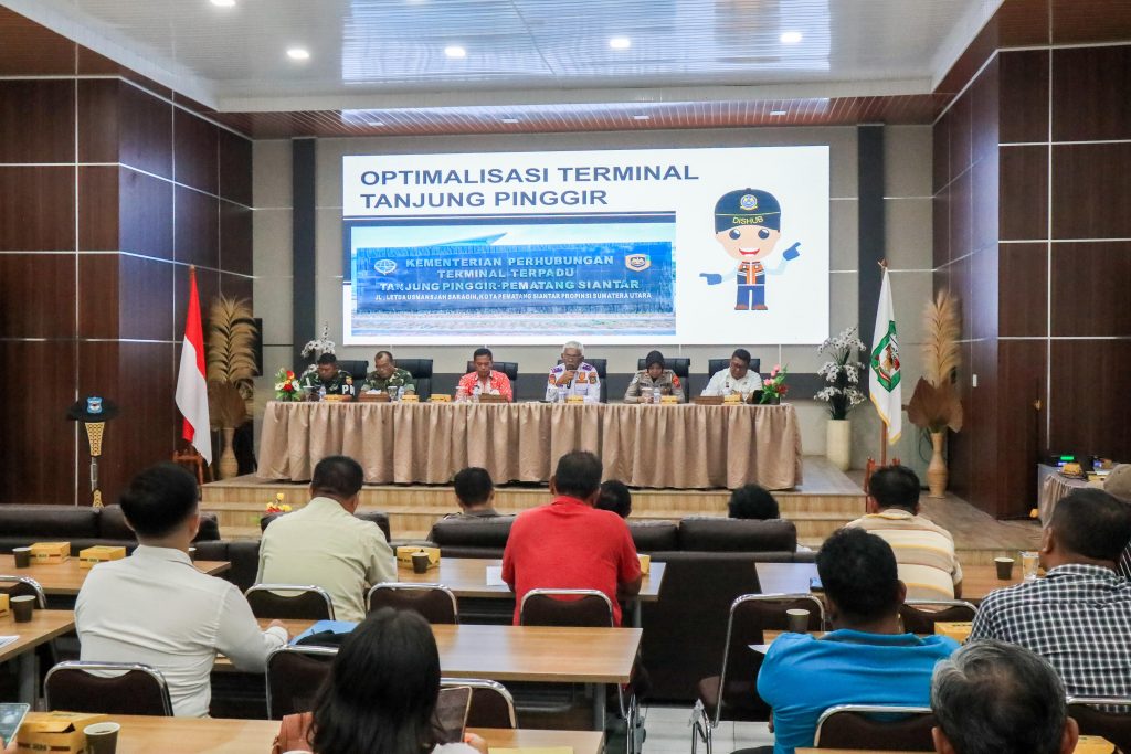 Sekda Junaedi Buka Rapat Optimalisasi Pemanfaatan Terminal Tj Pinggir