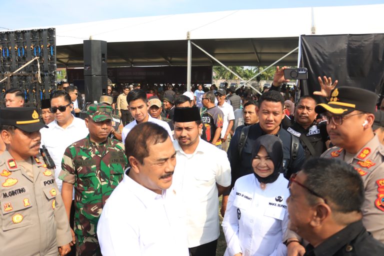 Polres Langkat Amankan Kunjungan Kerja Menteri Imigrasi