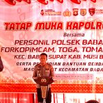 Kapolres Muba Lakukan Kunjungan Dua Mapolsek Dalam Sehari