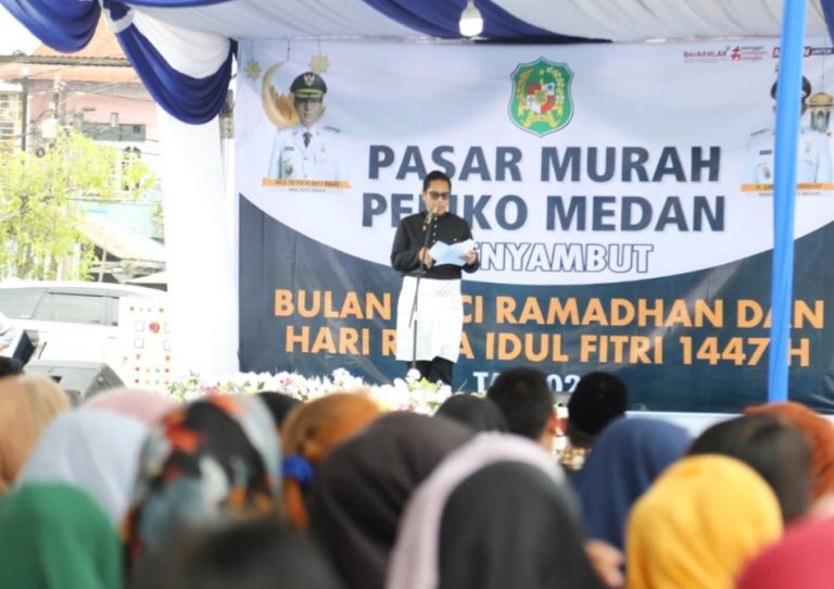 Pembukaan Pasar Murah Pemko Medan
