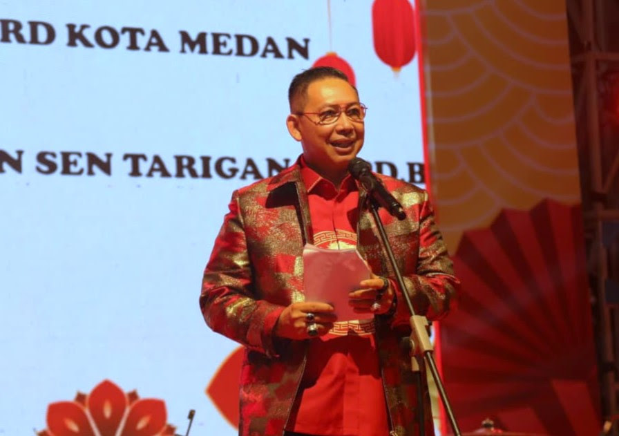 Pimpinan DPRD Kota Medan Hadiri Harmoni Imlek