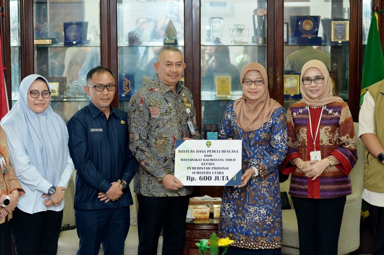 Terima Bantuan Bencana dari Pemprov Kaltim Rp600 Juta