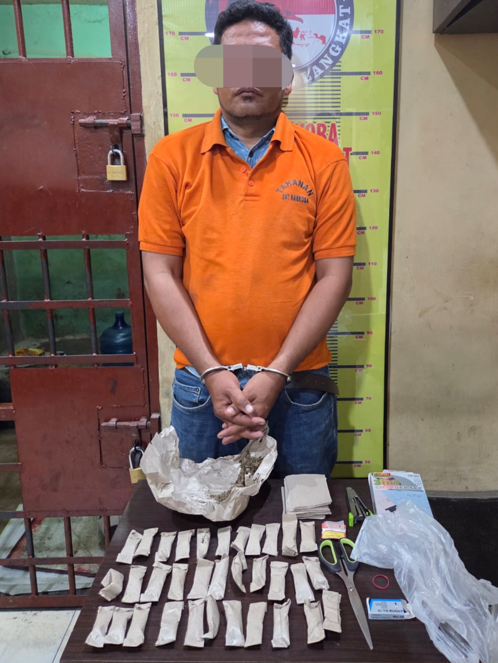Satres Narkoba Polres Langkat Amankan Pria di Stabat Baru