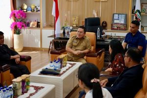 Wesly Terima Audiensi Ephorus GKPS Pdt Jhon Christian Saragih